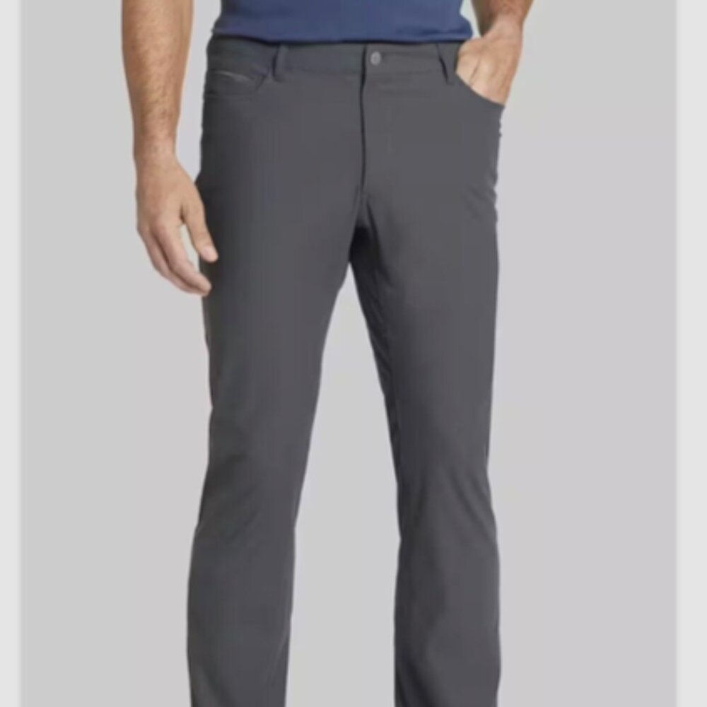 Jos. A.Bank Traveler Collection Slim Fit Ultimate Active Pants -colour:Gray